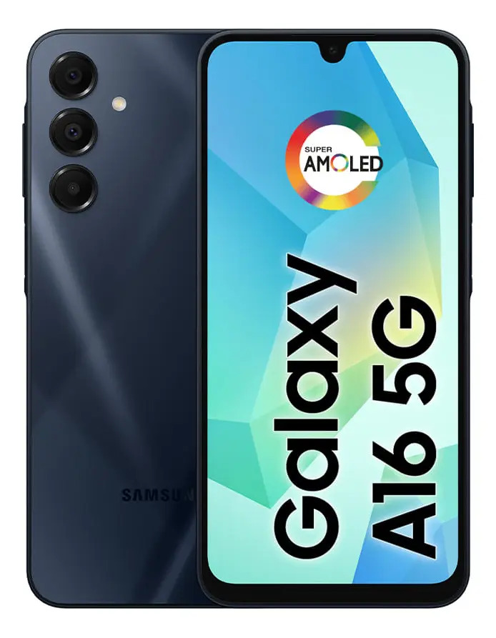 Celular Samsung Galaxy A16 5g, 256gb + 8gb Ram, Câmera De Até 50mp, Tela 6.7 , Nfc, Ip54, Bateria 5000 Mah Azul Escuro