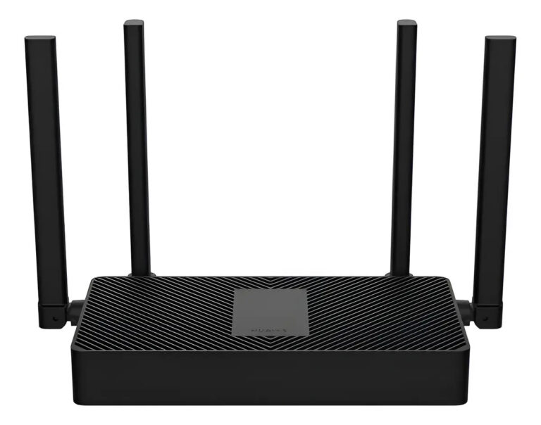 Roteador Huawei AX3S Wi-Fi 6 de Banda Dupla e 4 Portas Gigabit Preto