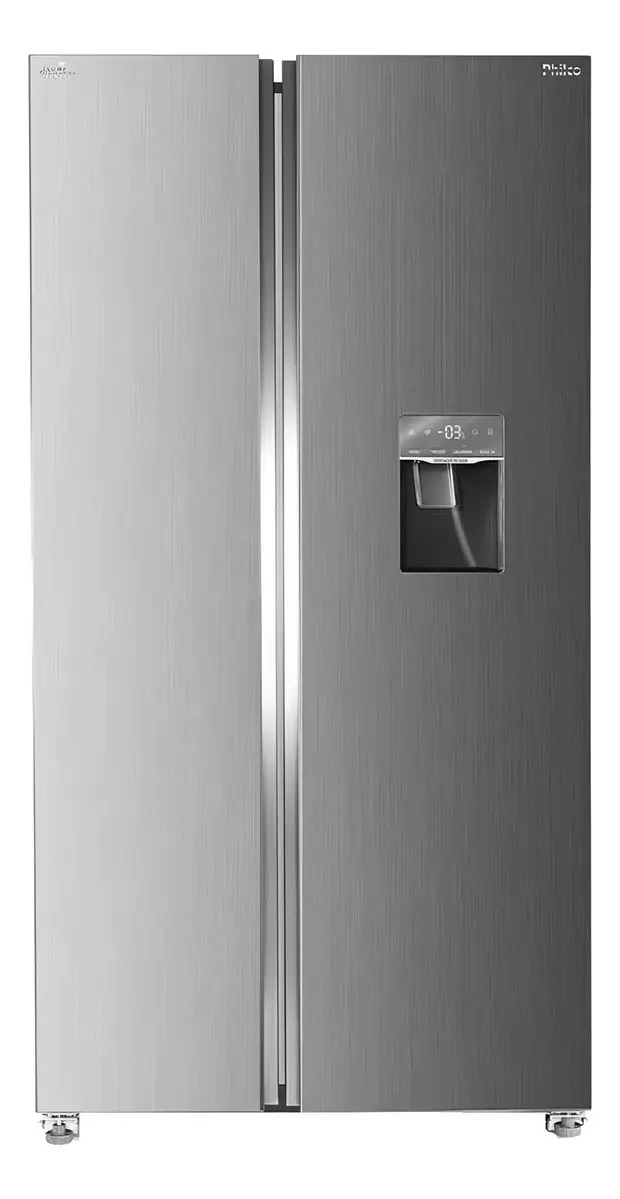 Geladeira Philco Prf535id Side By Side Inverter 434l Cor Inox