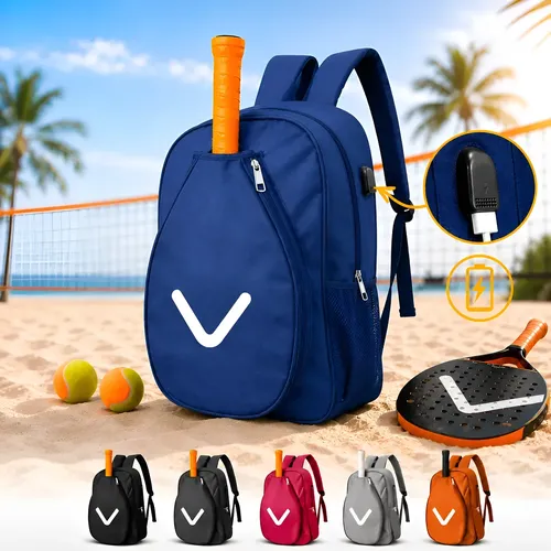 Raqueteira Mochila Porta Raquete Beach Tennis Reforçada
