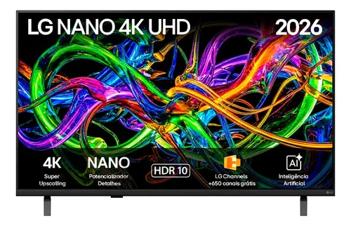 Smart Tv Lg 43” 4k Ultra Hd Nano Ai Webos 26 43un85