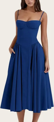 Vestido Longo Feminina Bodycon Esbelto Com Bustier De Verão