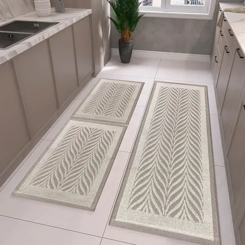 Tapetes E Passadeira 3 Peças Em Tear Para Cozinha Axia Luxo