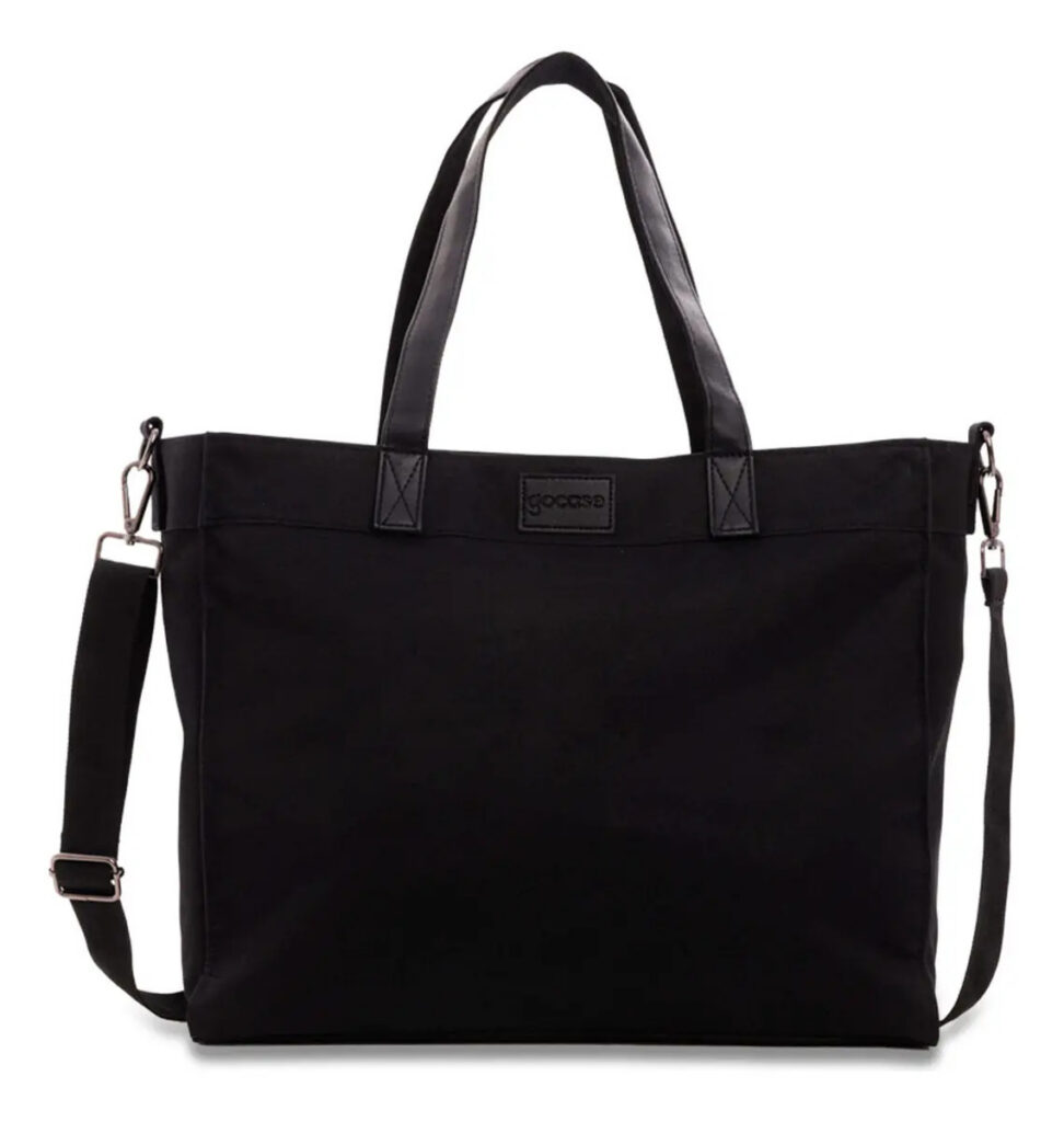 Bolsa Tote Daily Clear Gocase – Leve, Moderna E Minimalista Cor Preto