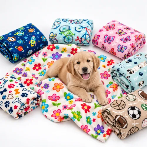 Kit 2 Mantas Pet Cobertor Mantinha Soft Gato Cachorro 90×85