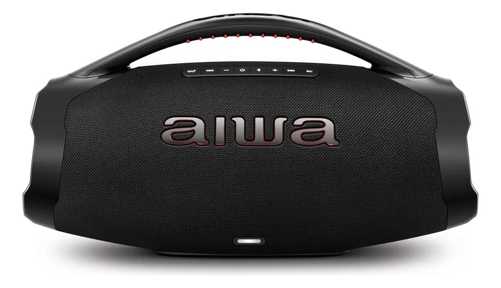 Caixa De Som Boombox Aiwa AWS-BBS-01-B 200w IP66 30hs De Bateria