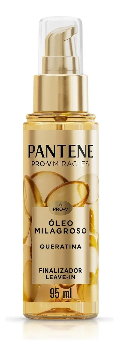 Óleo Capilar Milagroso Nutrição Brilho e Proteção Pro-v Miracles 95ml Pantene