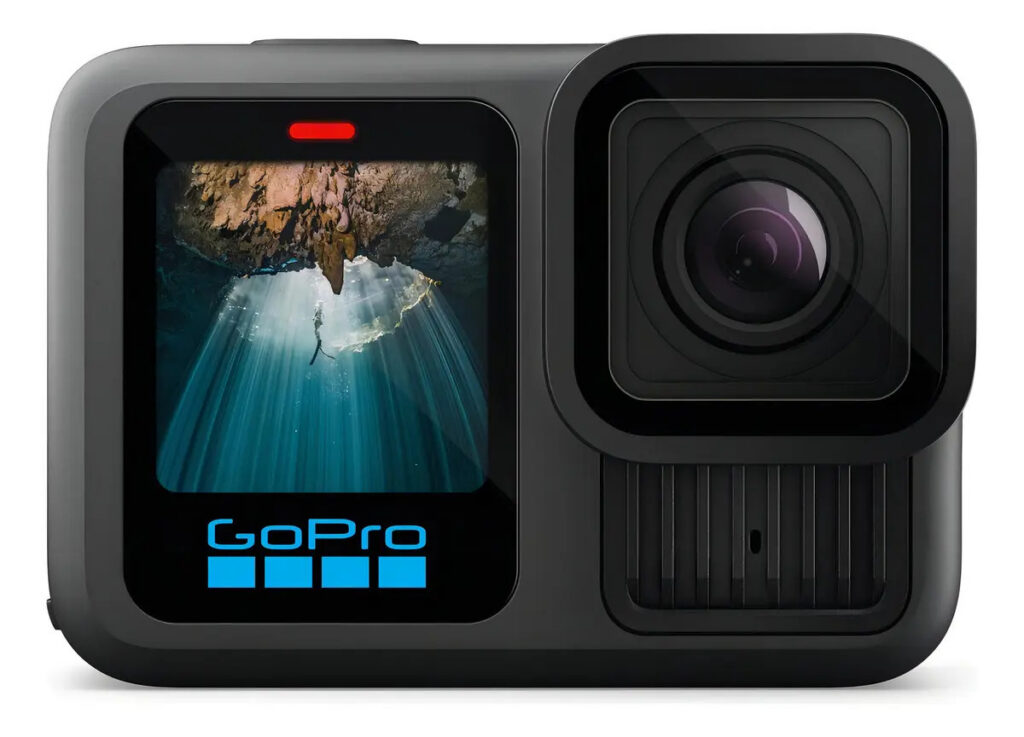 GoPro HERO13 Black – Câmera de ação à prova d’água 10m, 5.3K60, 27MP, HyperSmooth 6.0, GPS, Wi-Fi 6, Detecção Automática das lentes HB-Series