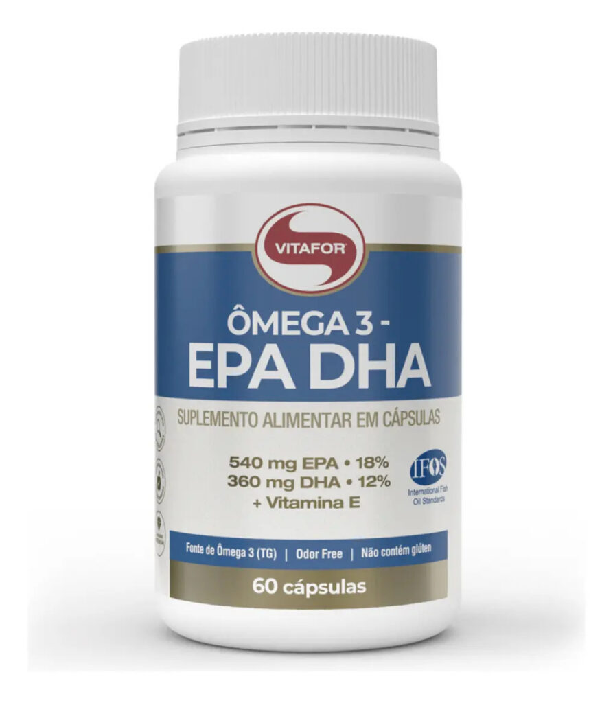 Suplemento Ômega 3 Epa Dha 60 Cápsulas Vitafor