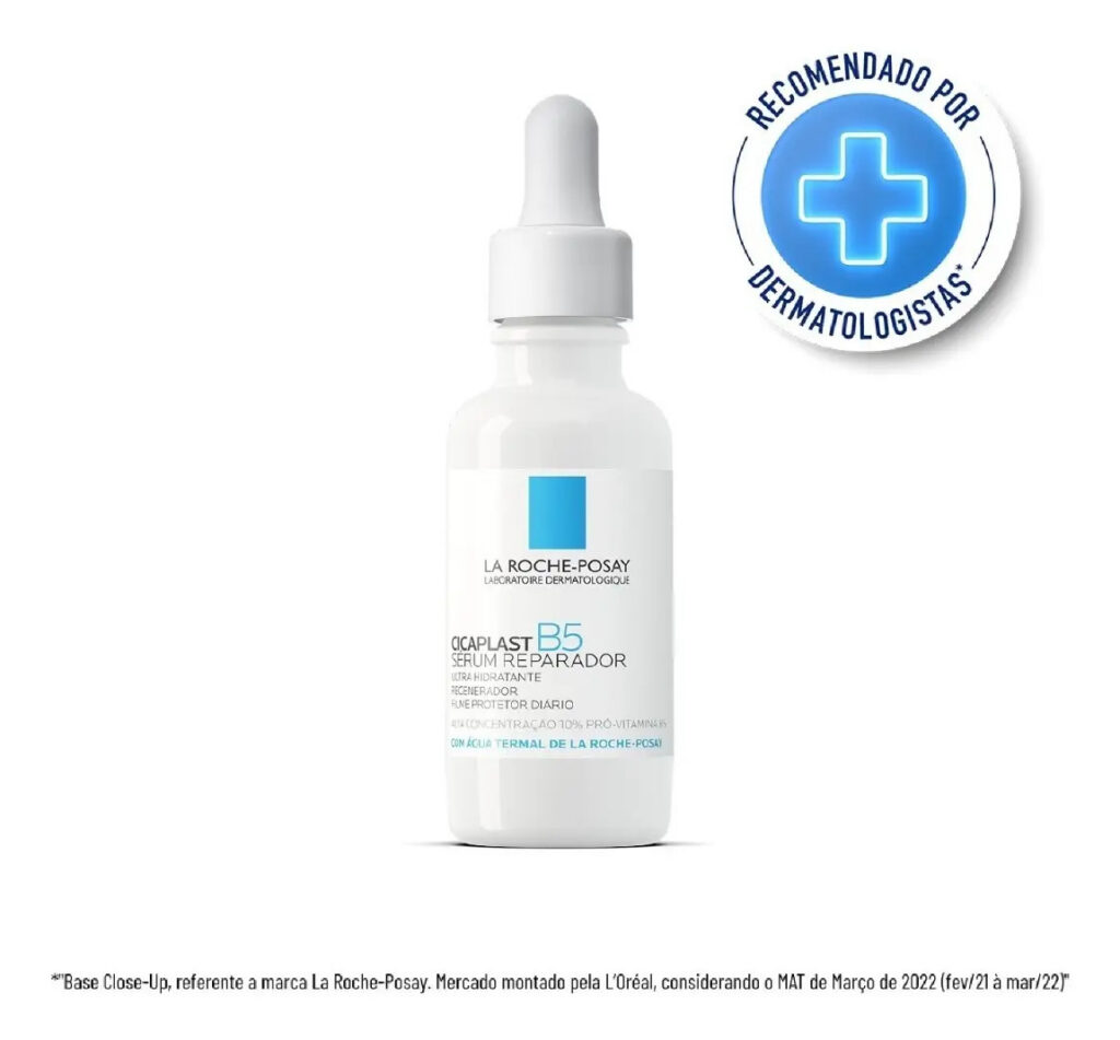 Cicaplast B5 Sérum 30ml La Roche posay Momento de aplicação Dia Noite Tipo de pele Todo tipo de pele