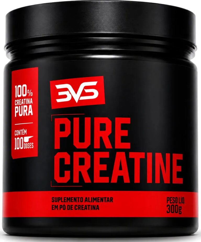 Creatina Monohidratada 300g – 100% Pura – 3VS NUTRITION