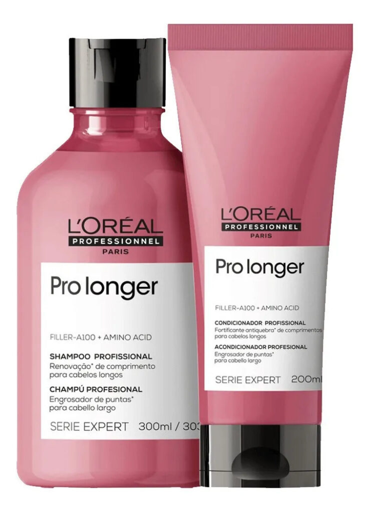 Loreal Shampoo 300ml E Condicionador 200ml Pro Longer