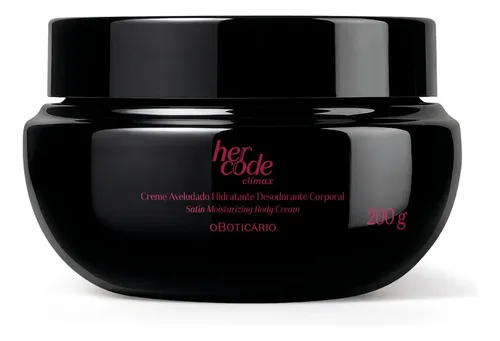 O Boticário Her Code Clímax Creme Hidratante Corporal 200g