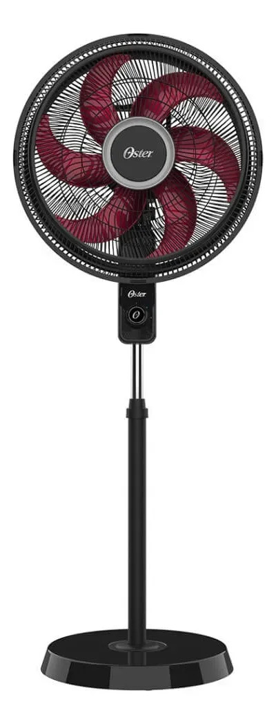 Ventilador de Coluna Oster Power Fresh 40cm 220V OVTR881 Preto/Vermelho