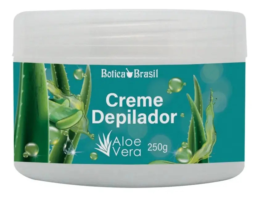 Botica Brasil creme depilatório sem dor 15 minutos corporal 240g