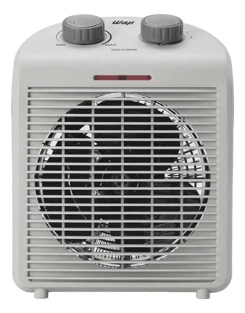 WAP Air Heat FW009371 Aquecedor Elétrico Portátil 3 em 1 220V Potência 2000W Triplo Sistema Segurança