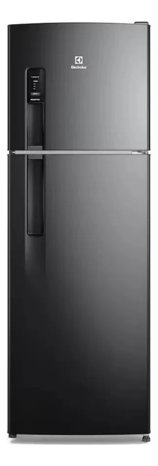Geladeira Electrolux Frost Free 380L AutoSense Inverter Black Inox Look (IF41B)