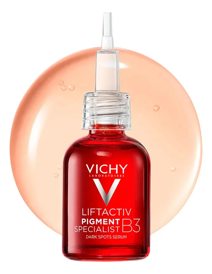 Sérum Antimanchas Clareador Facial Reduz Melasma e Manchas Solares Uniformiza o Tom Com Tecnologia Melasyl Niacinamida B3 Ácido Tranexâmico Liftactiv Pigment Specialist Vichy 30ml