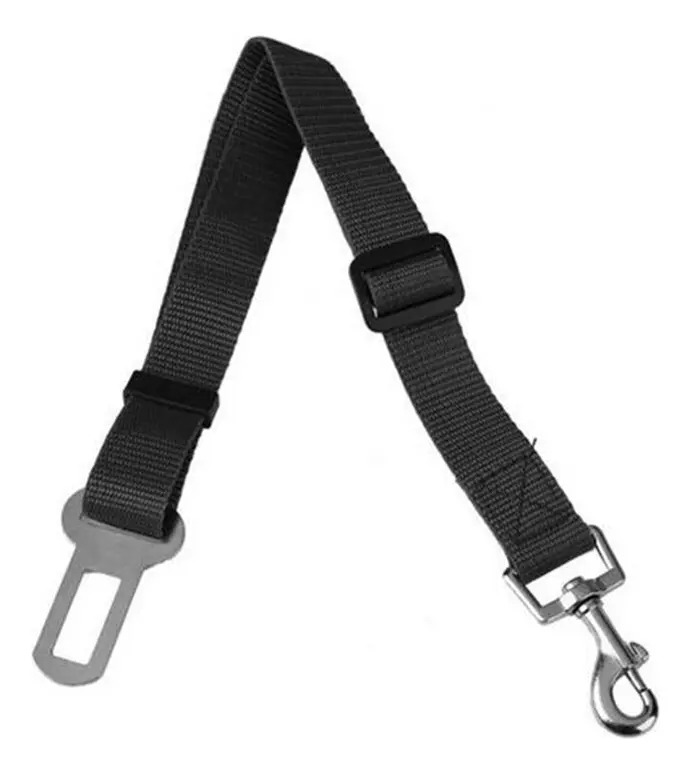 Cinto de Segurança Cachorro para Carro Pet Automotivo Guia Coleira Ajustável Trava Banco Traseiro Universal Cães Gatos Transporte Veicular Viagem Passeio Acessório com Mosquetão Resistente Veículos