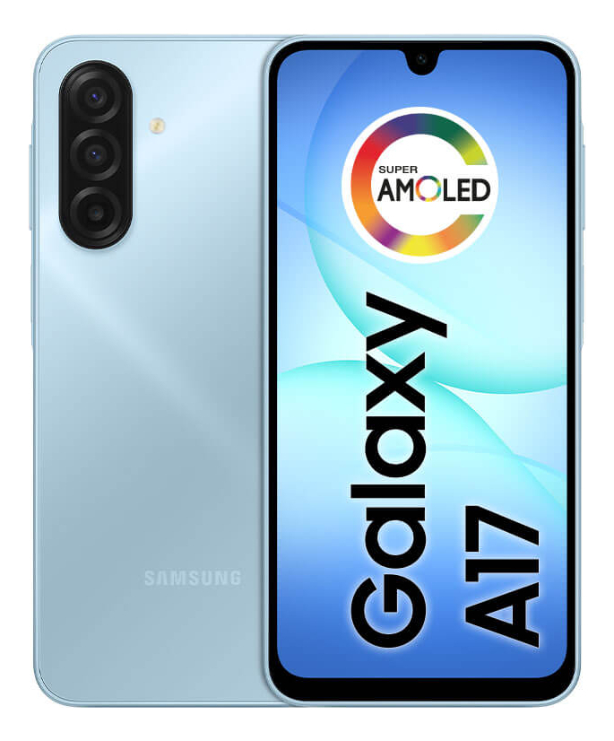 Celular Samsung Galaxy A17 Com Ia, 128gb, 4gb Ram, Câm De 50mp, Tela De 6.7 , Nfc, Ip54 – Azul