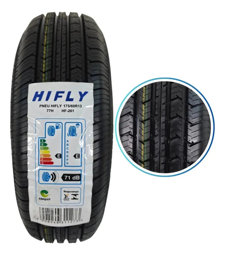 Pneu 175/60r13 77h Hifly Hf261 Aro 13 Passeio Asfalto Índice De Velocidade H