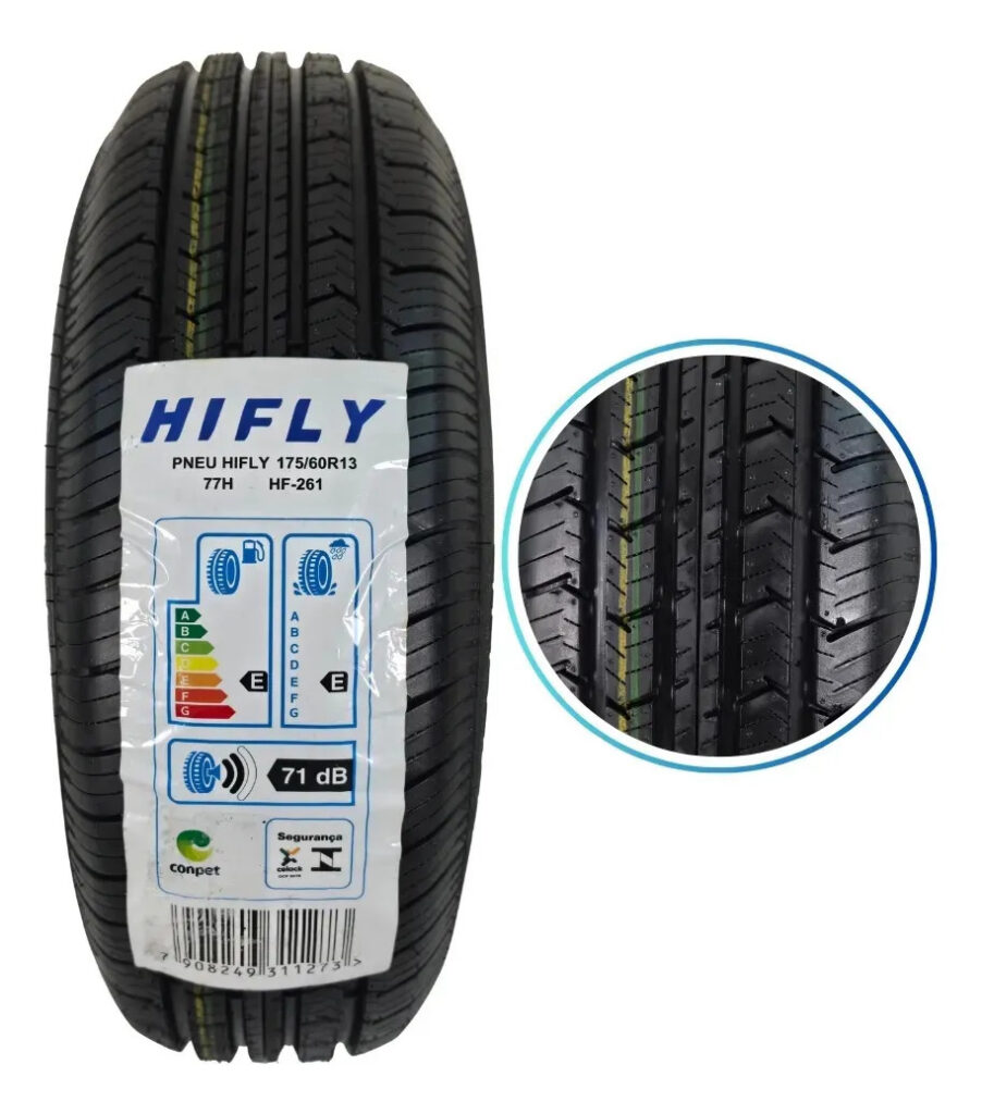 Pneu 175/60r13 77h Hifly Hf261 Aro 13 Passeio Asfalto Índice De Velocidade H