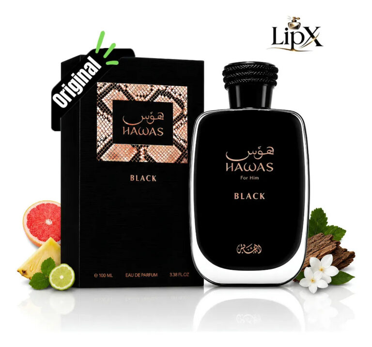 Perfume Árabe Eau De Parfum Rasasi Hawas Black Masculino 100 Ml