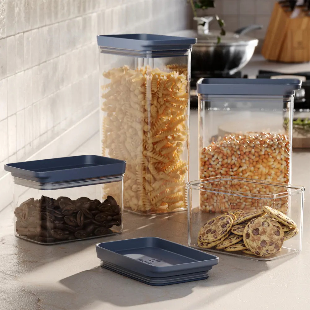 Potes Herméticos e Organizadores de Geladeira – Electrolux – Kit 6