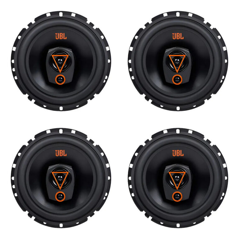 Kit 4 Falantes 6 Polegadas Jbl 6trms80 Triaxial 320w 4 Ohms Preto