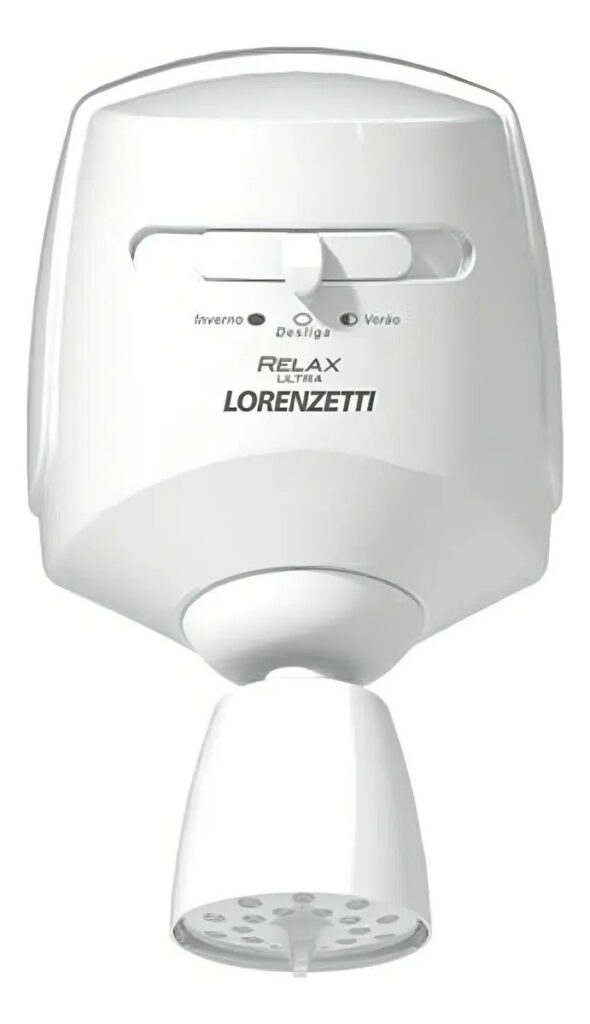Chuveiro elétrico de parede Lorenzetti Relax Ultra branco 5500W