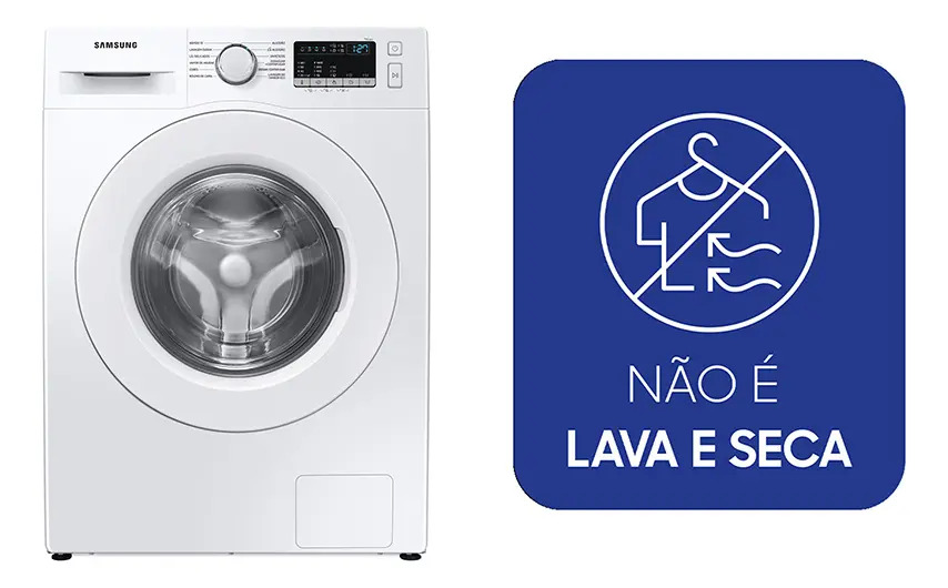 Lavadora Digital Inverter Samsung Ww11t Branca 11kg Cor Branco