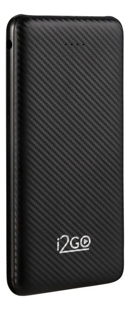 Carregador Portátil Power Bank I2go 10000mah Cor Preto