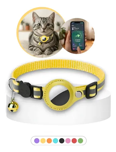 Coleira Suporte Para Airtag Apple Pet Animal Gato