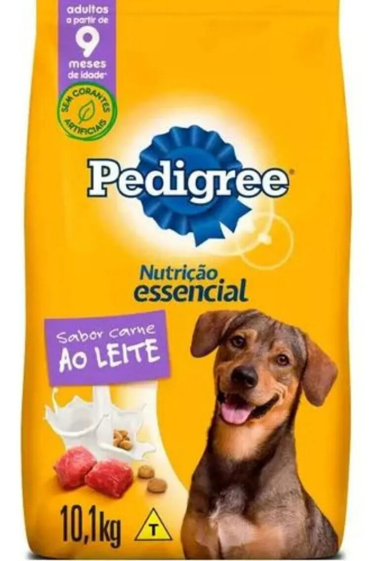 Ração Pedigree Adulto Nutrição Essencial Ao Leite 10kg