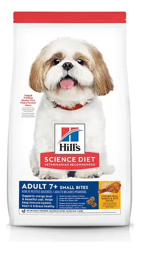 Hills Cães Adultos 7+ Pedaços Pequenos Frango 6.8kg