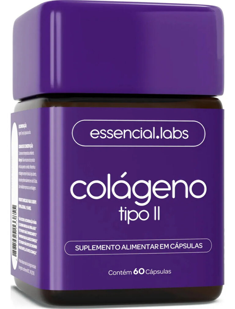 COLÁGENO TIPO 2 com 45mg – Fórmula Exclusiva para a Articulação com Máxima Concentração e Biodisponibilidade – 60 Cápsulas