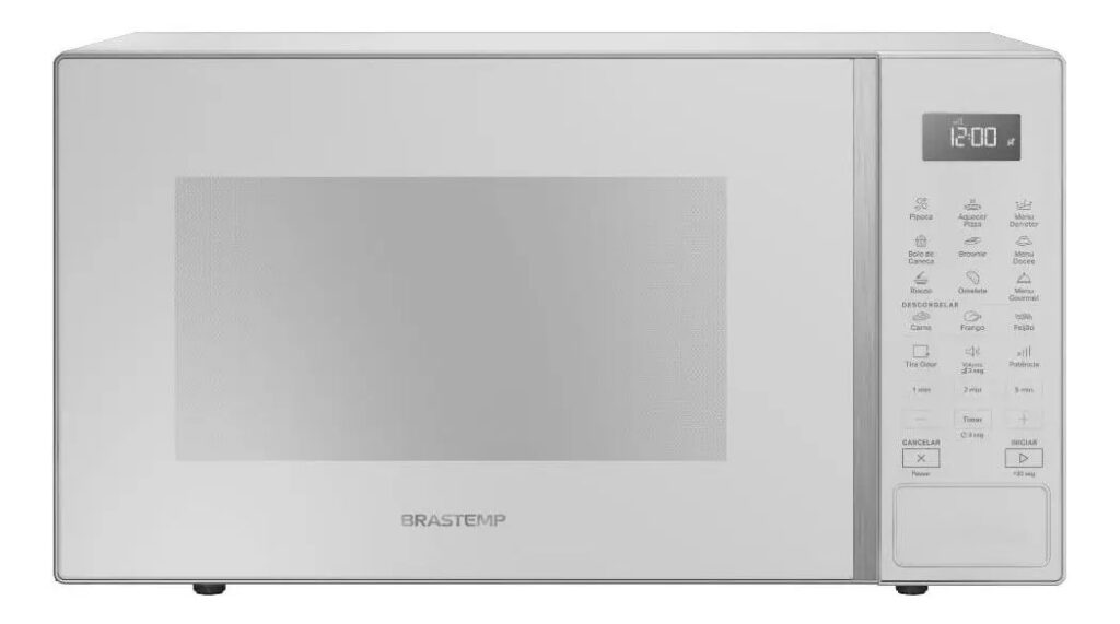 Micro-ondas Brastemp 32L Branco com Menu Gourmet – BMS46AB