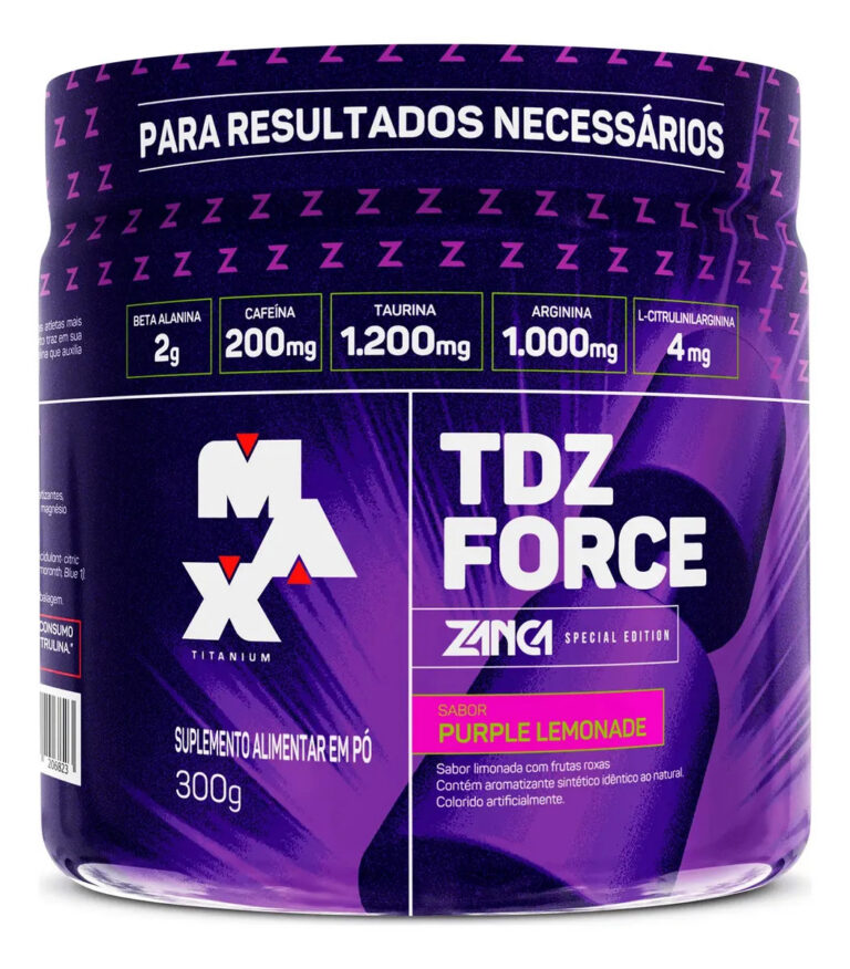 Pré Treino Tdz Force Gabriel Zancanelli 300g Purple Lemonade