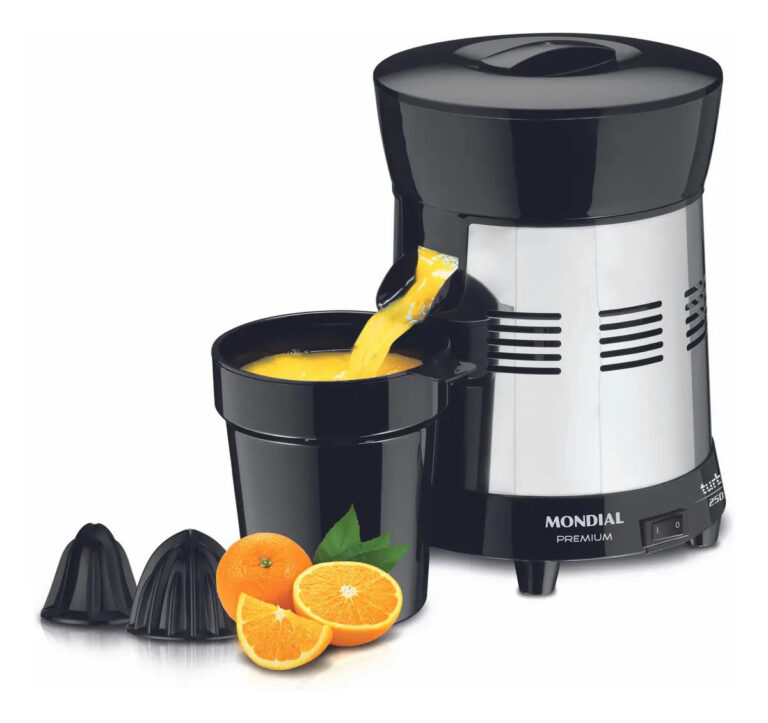 Extrator de Sucos E-10 Turbo Premium Com Potência De 250W Cor Preto e Inox Mondial