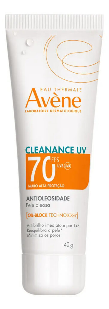 Protetor Solar Facial Antioleosidade Avène Cleanance UV FPS70 40g