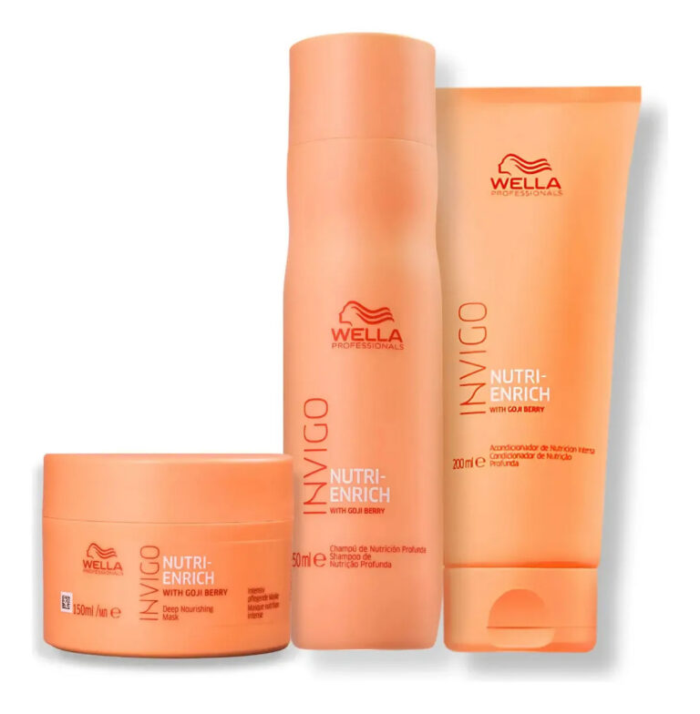 Kit Wella Nutri-enrich – Sh 250ml , Cond 200ml E Másc 150ml