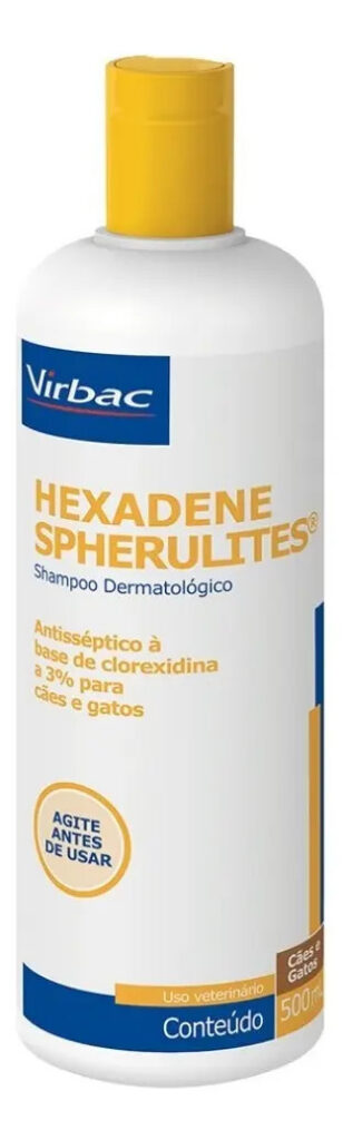 Shampoo Virbac Hexadene Spherulites® Para Cães E Gatos – 500ml