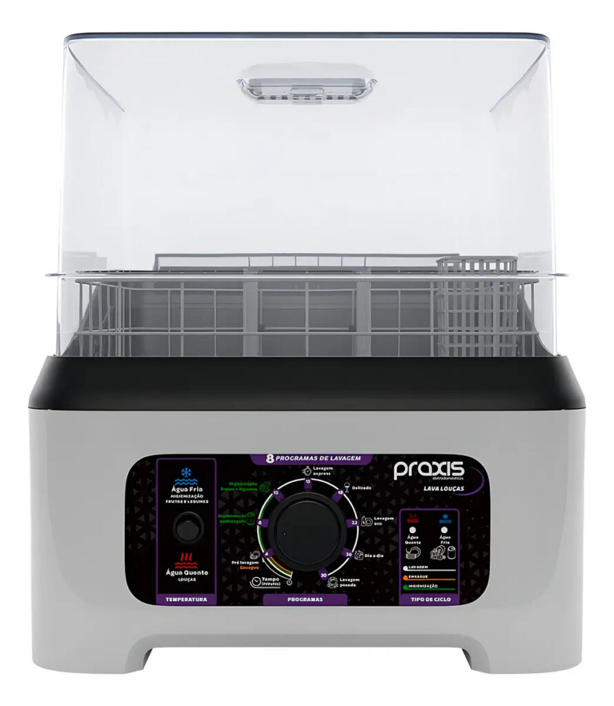 Lava Louças Praxis Portátil LLPP Semi-Automática Branca
