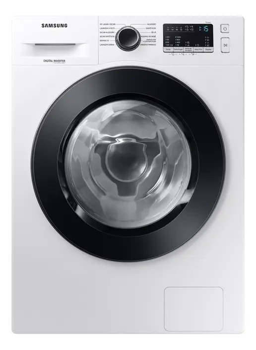 Lava E Seca Samsung Wd11m Com Digital Inverter Branca 11kg Cor Branco