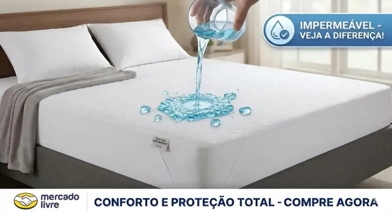 Protetor De Colchão Queen Impermeável Comfort Malha Temima