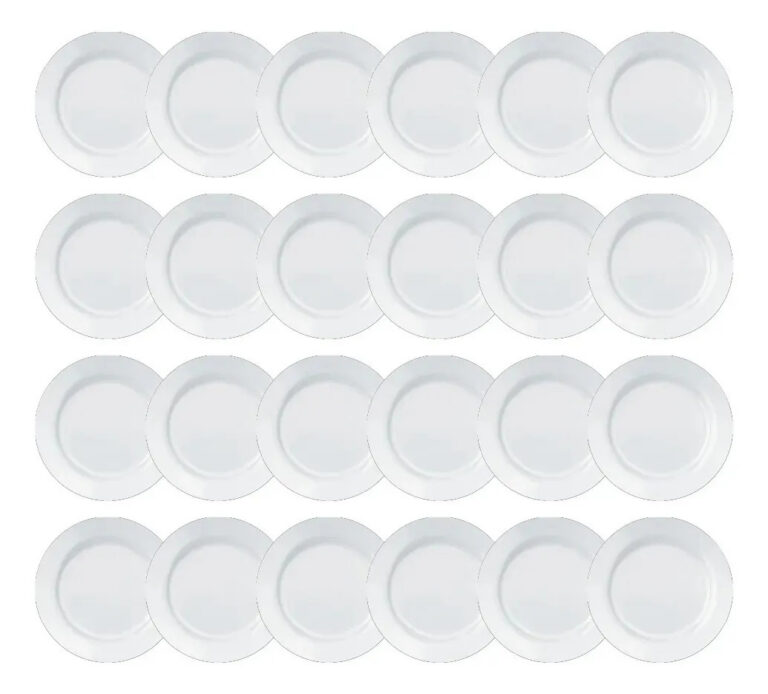 Conjunto Prato Opaline Menu Raso 24pçs