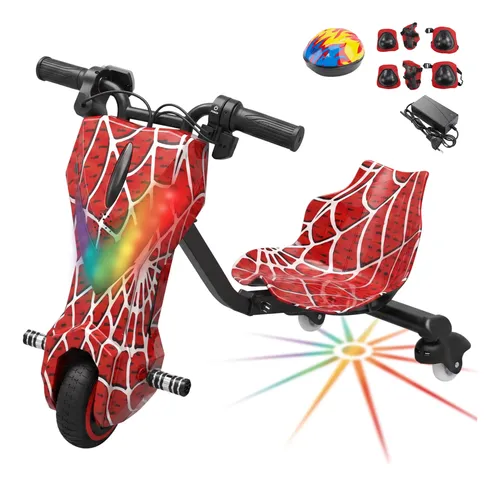 Triciclo Patinete Elétrico Drift Bluetooth Led 6,5” 90kg