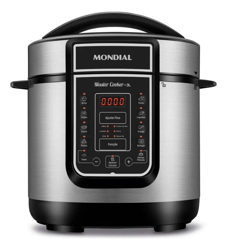Panela De Pressão Elétrica Digital 3L Mondial 700W – PE-40