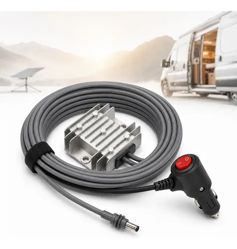 Conversor Starlink Mini 12v 24v Para 30v 3.5a Cabo Veicular 5m Inversor Com Interruptor Adaptador De Energia Para Carro Caminhão Motorhome Fonte Dc-dc Plugue Acendedor De Cigarro