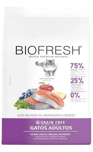 Ração Biofresh Super Premium Gatos Adultos Salmão 7,5kg